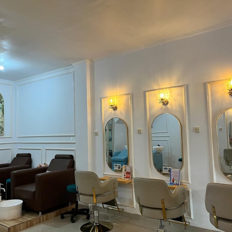 Proses Hijab Hair Treatment di Inner Salon Muslimah